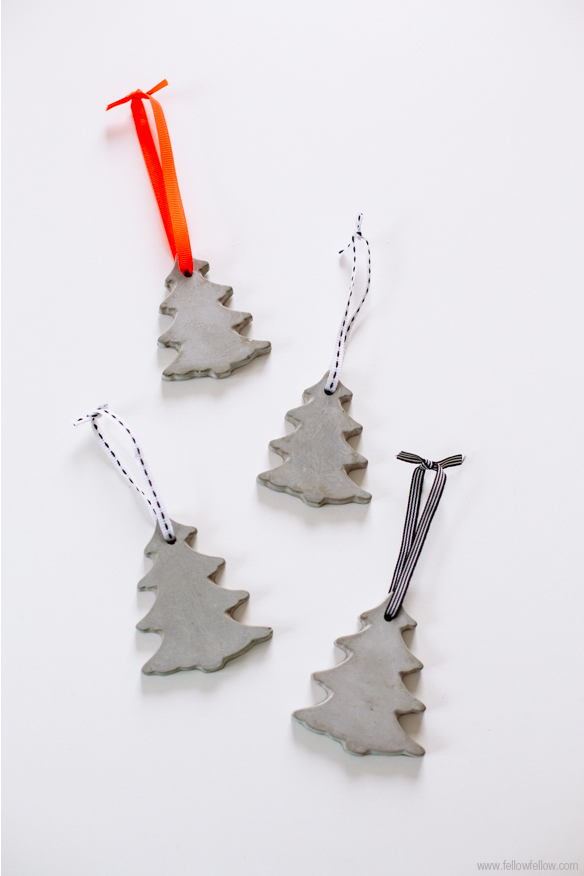 Cement Tree Ornaments