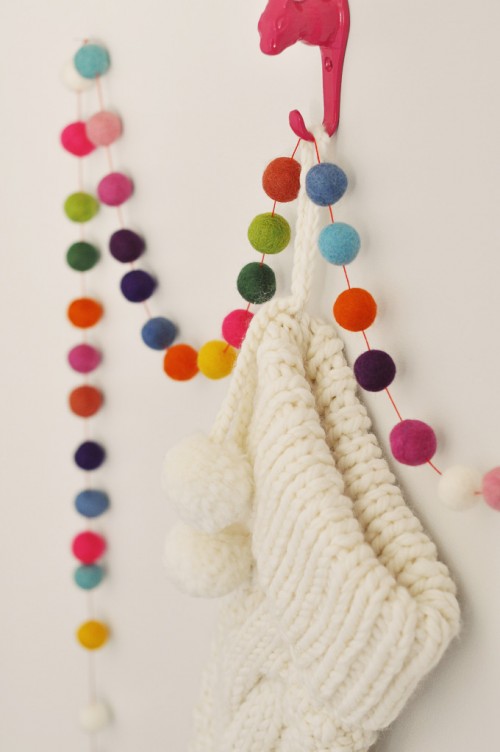 Felt Ball Garland