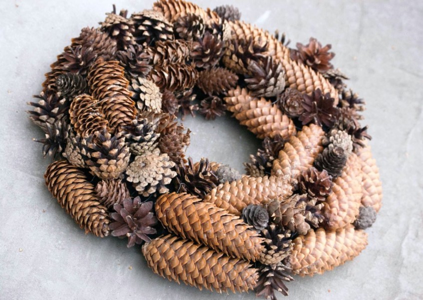 Pine Cone Wreath