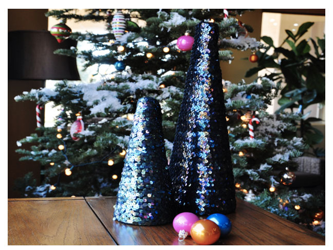 Sparkly Sequin Trees