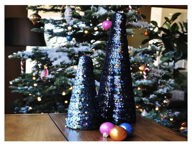 Sparkly Sequin Trees