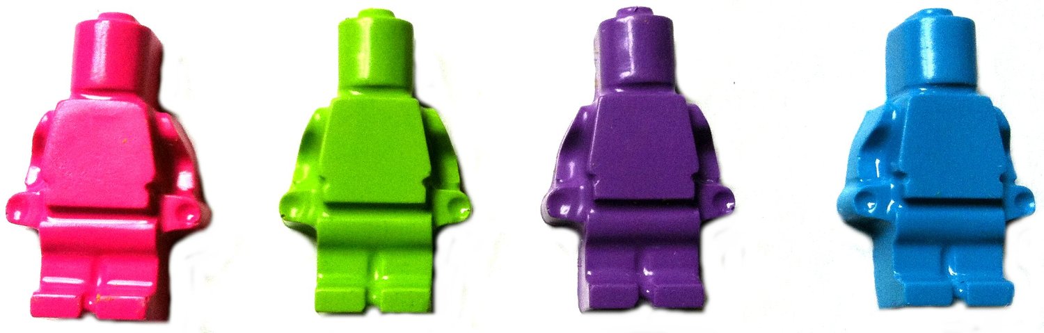 Lego Minifigure Crayons