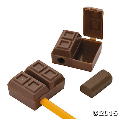 Chocolate Pencil Sharpener
