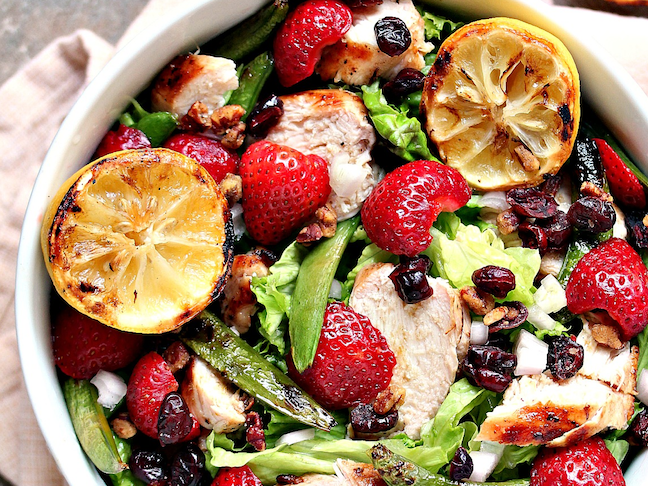 Chicken Salad With Strawberries