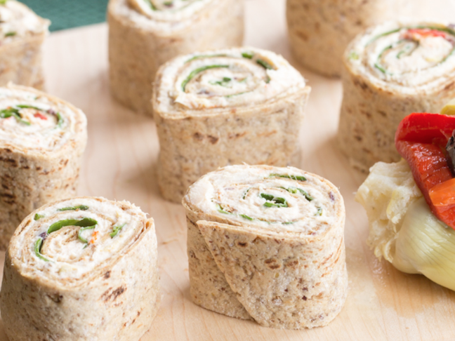 Mediterranean Chicken Pinwheels