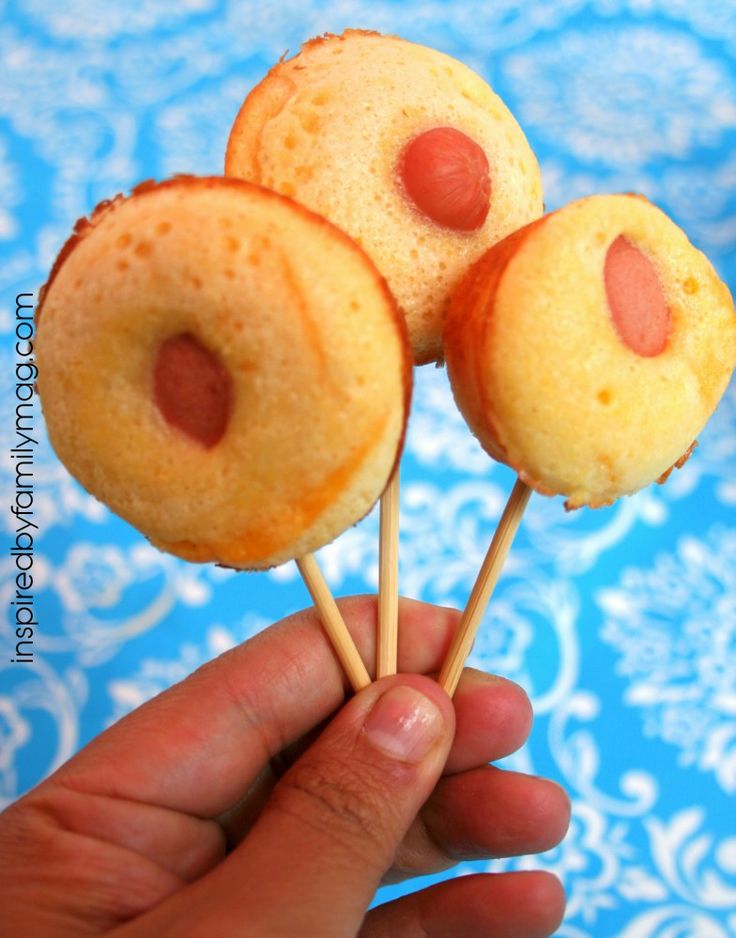 Corn Dog Muffin Pops