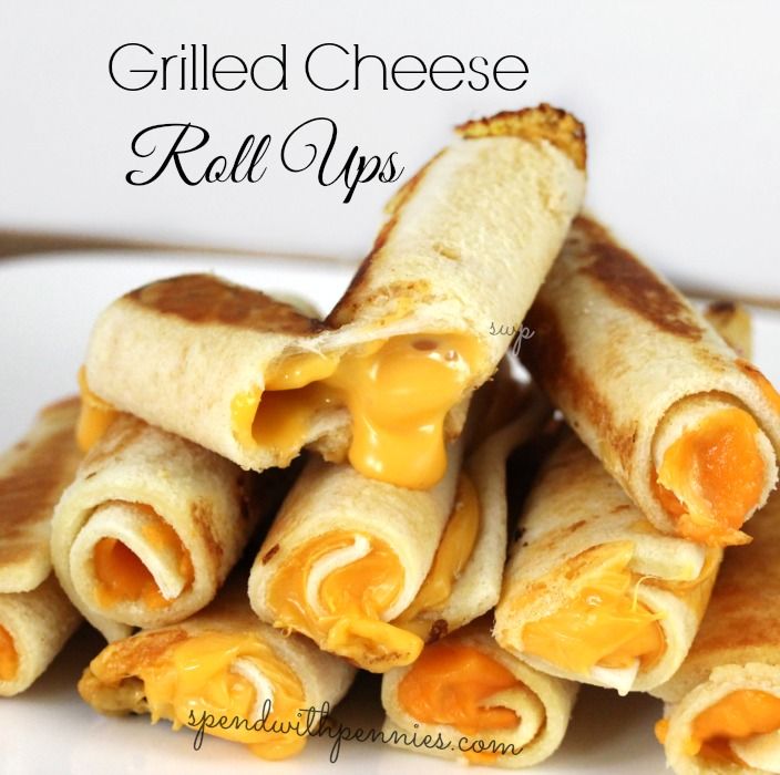Rolled Grilled Cheese