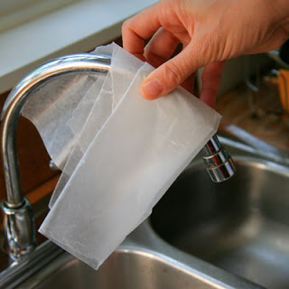 Prevent Water Spots with Wax Paper