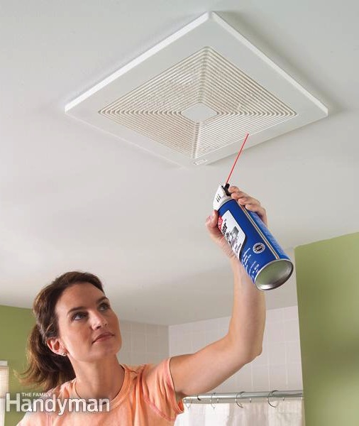 Clean Your Bathroom Vents With Canned Air