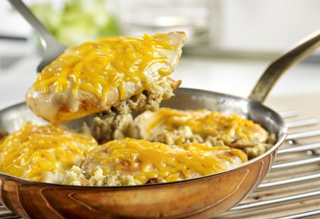 Chicken and Stuffing Skillet