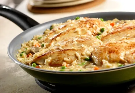 Chicken and Roasted Risotto