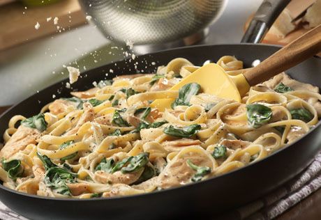 Chicken Florentine Alfredo