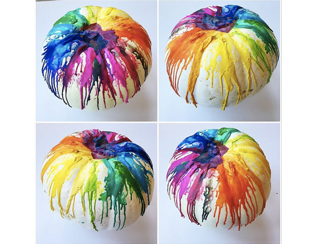 Decorate with Melted Crayons