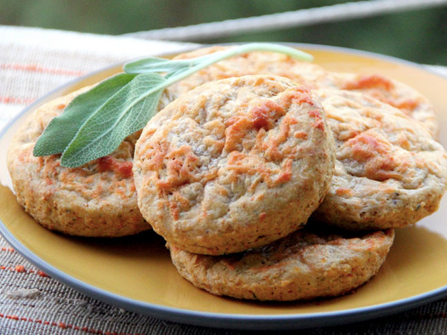 Pumpkin Biscuits With Sage and Gruyere