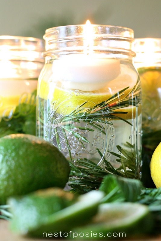 Perfect for Summer: Floating Citronella Candles
