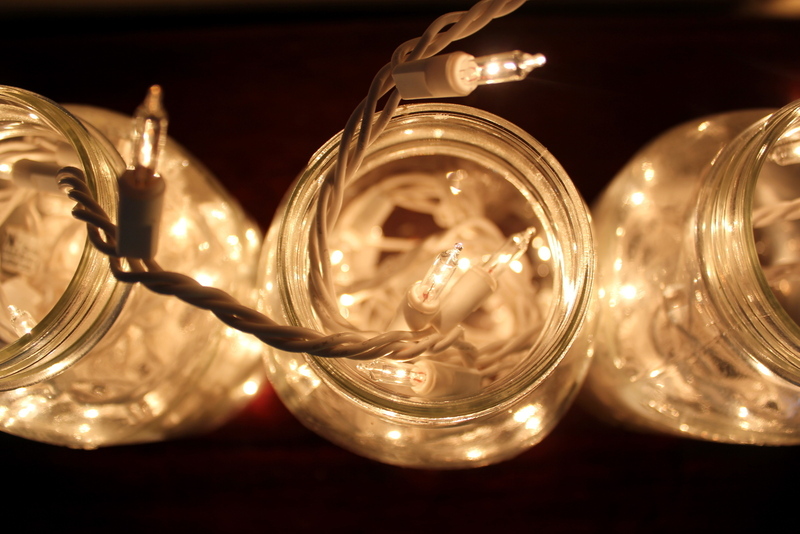 Entertain With: Twinkle Lights in Jars
