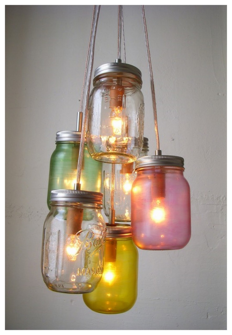 Home Decor: Clustered Light Jars