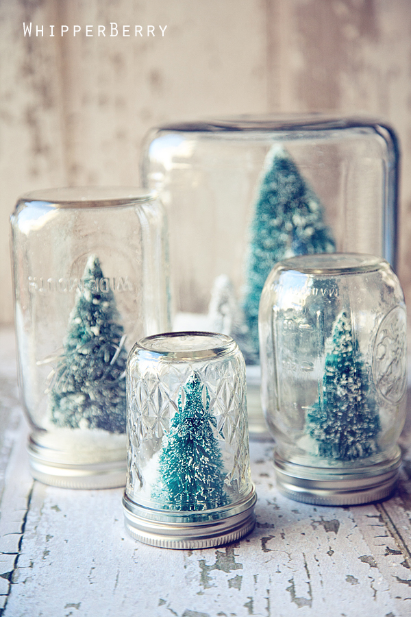 Home Decor: Snow Globe Jars
