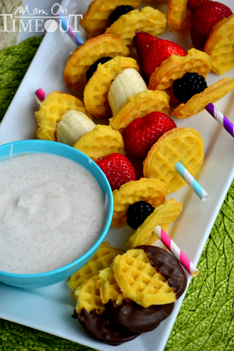 Fruit and Waffle Kabobs