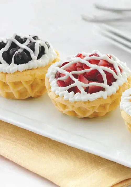 Waffle Fruit Pies