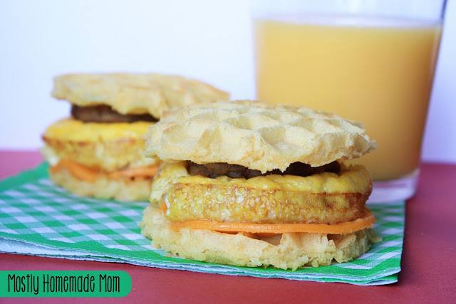 Waffle Breakfast Sandwiches