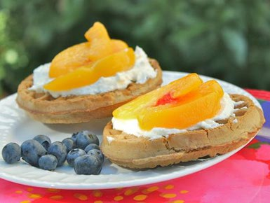 Peaches and Cream Sandwich