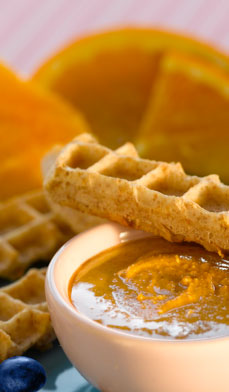 Waffle Fingers and Dip