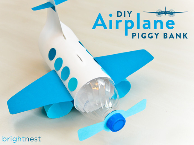 Airplane Piggy Bank