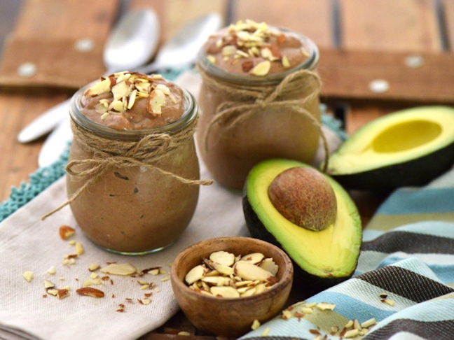 Avocado Chocolate Almond Butter Smoothie