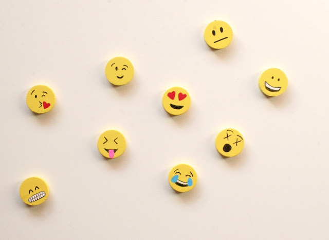 DIY Emoji Locker Magnets