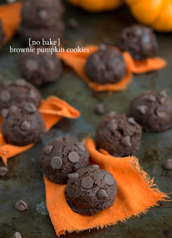 Brownie Pumpkin Cookies