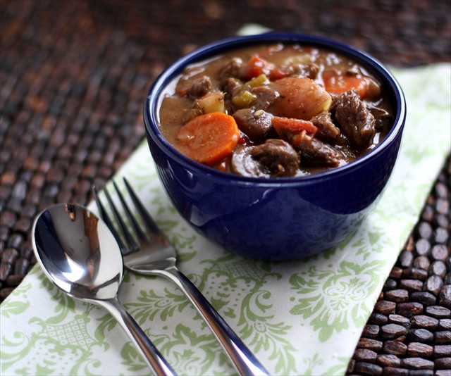 Thick Slow Cooker Beef Stew