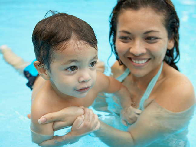 Go swimming together.