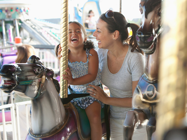 Take a trip to the fair (or amusement park).