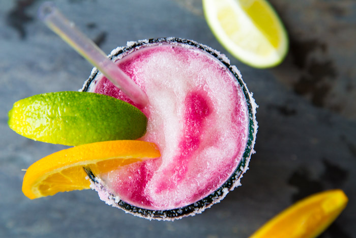 Sangria Swirled Frozen Margaritas 