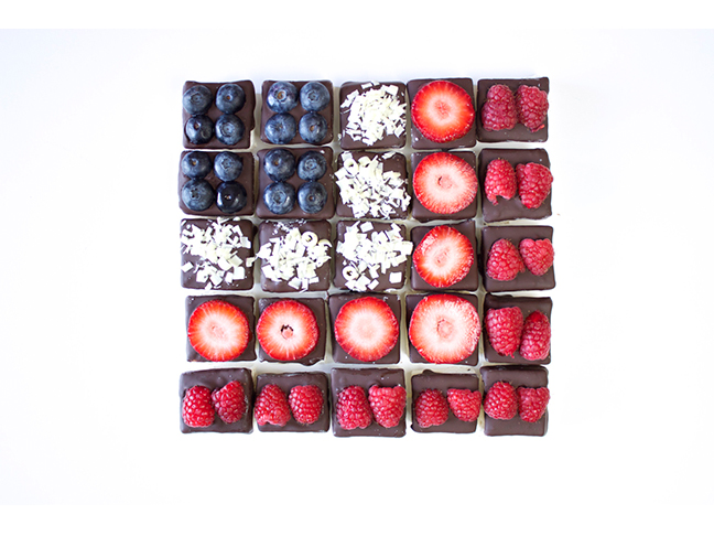 Fruity Flag of Chocolate Marshmallows 