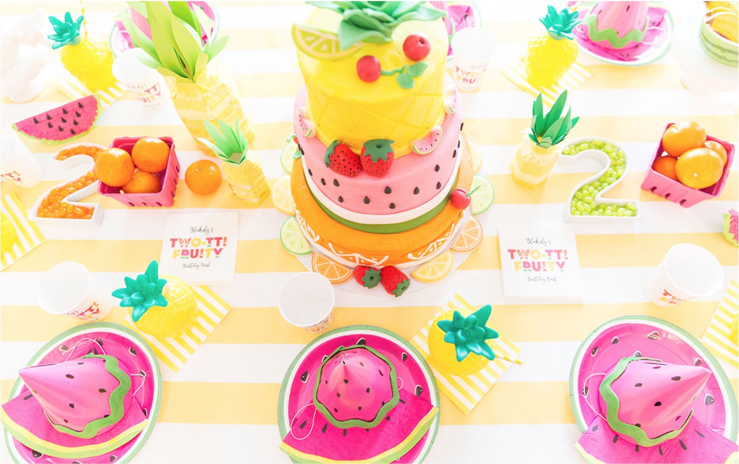 Two-tti Fruity Birthday Party Theme