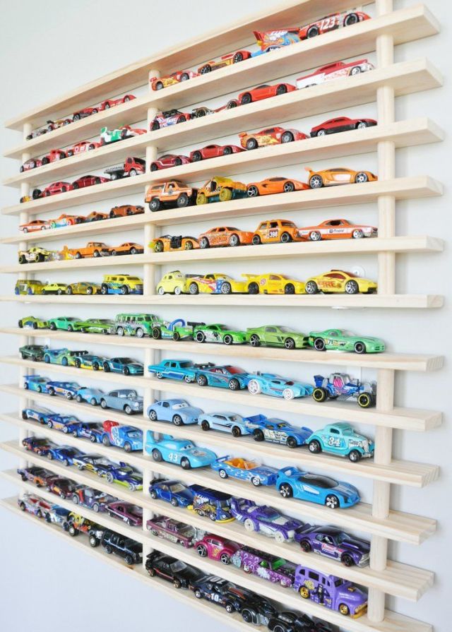 Wall Garage Toy Car Storage
