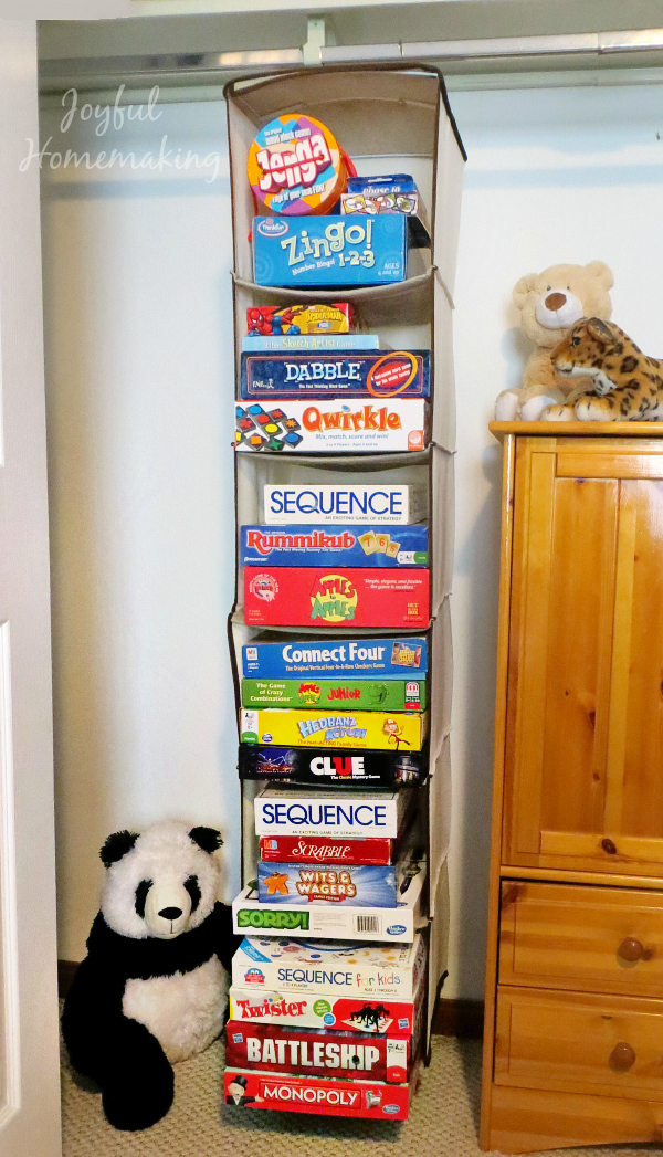 Hanging Closet Toy Organizer