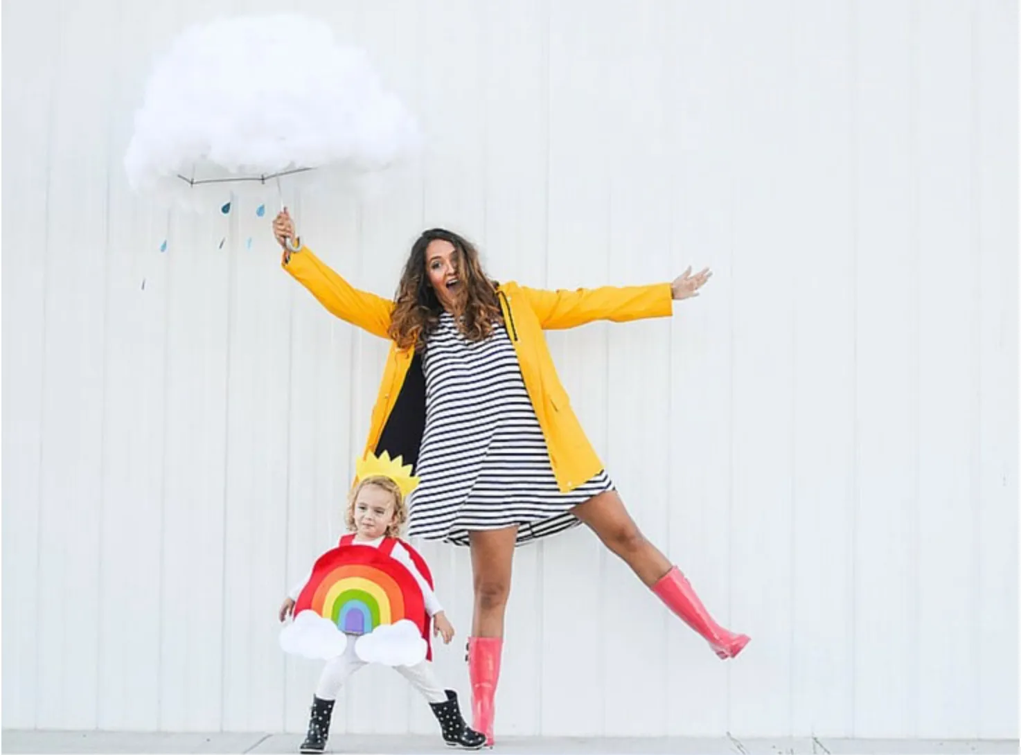 Rainbow on a Rainy Day Costumes