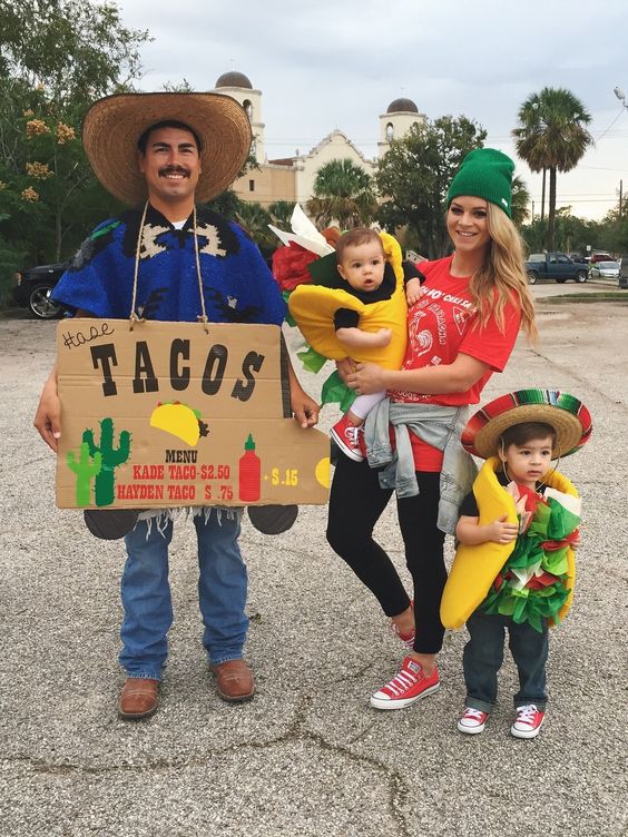 Tacos and Hot Sauce Costumes