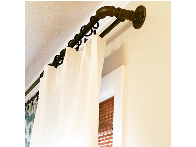 Plumbing Pipe Curtain Rod