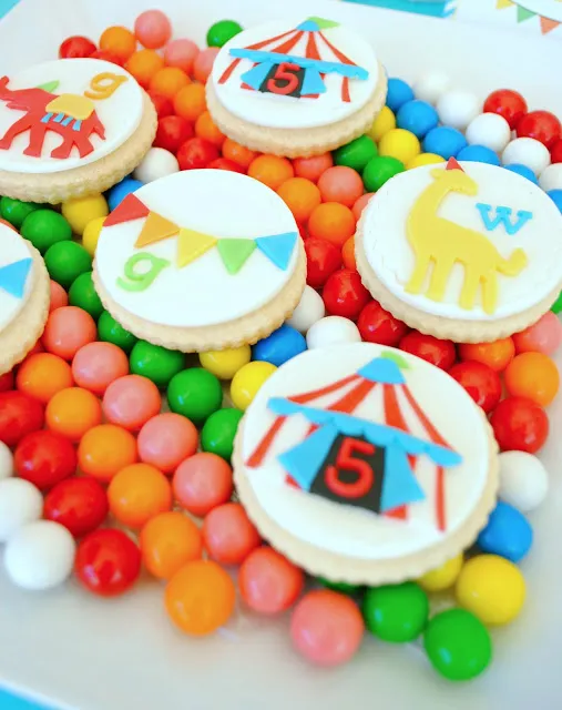 Carnival Birthday Cookies