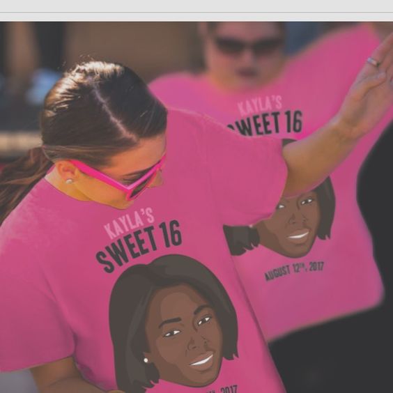 Sweet 16 Custom T-Shirts
