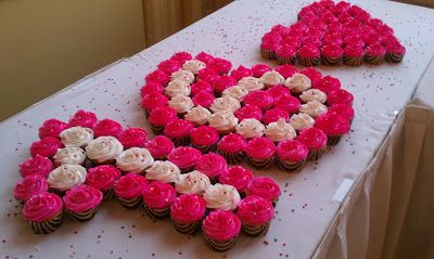 Sweet 16 Numeral Cupcakes