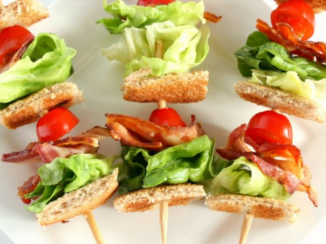 BLT skewers