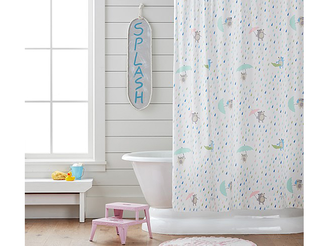 Rainy Day Shower Curtain