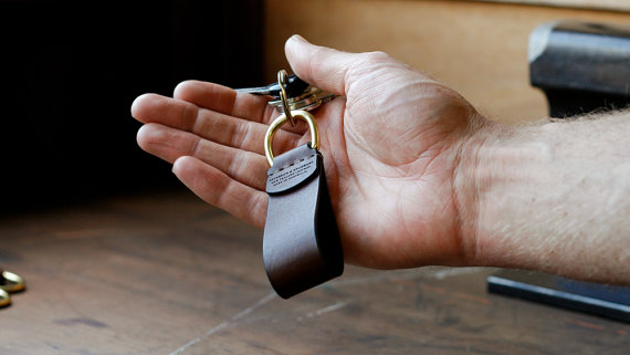 Paterson Salisbury Leather Keyring