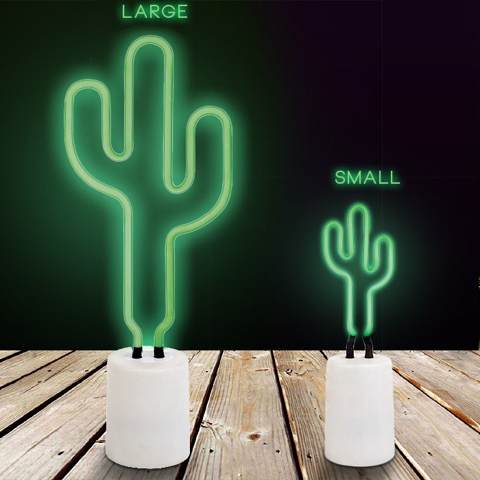 Sunnylife Neon Cactus Light