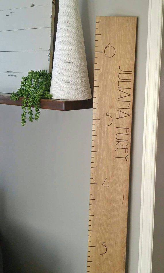 Wooden Growth Chart